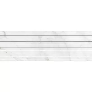 Настенная плитка Канцоне 7Д белый 90х30 см