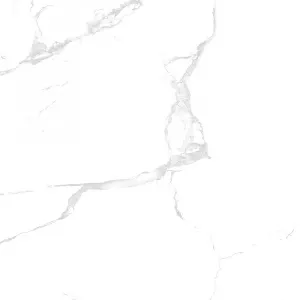Керамогранит Belleza Silver White полированный белый 60х60 см