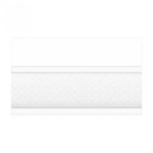 Бордюр объемный Нефрит-Керамика Катрин белый 15*25 см
