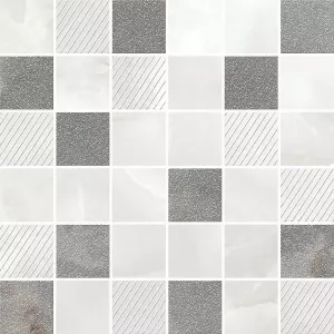Мозаика Azori Opale grey mosaic 587433004 30х30 см