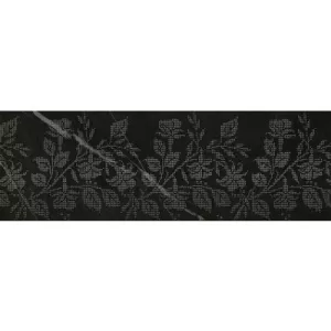 Декор Gracia Ceramica Geneva black черный 01 25*75 см