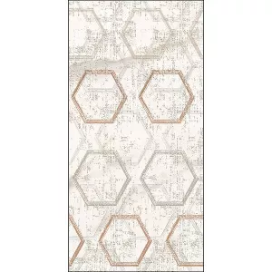 Декор Azori Apulia oro hexagone 589002003 63х31,5 см