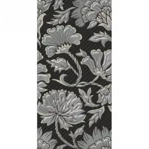 Декор Нефрит-Керамика Катрин черный 25*50 см