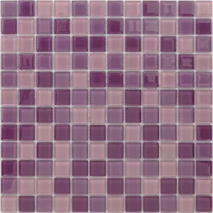 Стеклянная мозаика Caramelle Mosaic Viola сиреневый 29,8x29,8 см