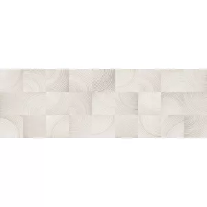 Плитка настенная Керамин Шиен 7Д белый структура 25х75