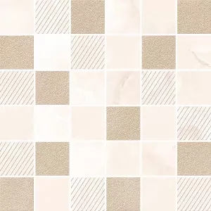 Мозаика Azori Opale beige mosaic 587433003 30х30 см