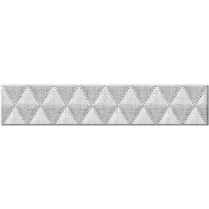 Бордюр Azori Illusio Grey Geometry 31.5х62